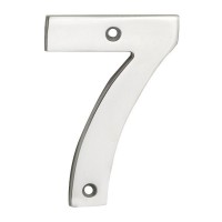 Door Number Steelworx NUM10107BSS 100mm No 7 Polished Stainless Steel 10.31