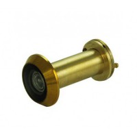 D&E FD30 Fire Rated Door Viewer & Cover Polished Brass 200 Degree 35-55mm 14.96