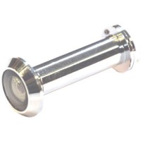 D&E FD30 Fire Rated Door Viewer & Cover Polished Chrome 200 Degree 35-55mm 14.96