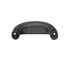 Foxcote Foundries FF44 Drawer Pull Black Antique 3.66