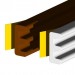 Stormguard EPDM  E Draught Strip 10mtr Brown