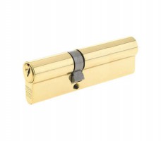 Vier Euro Double Cylinder 100mm Offset 45mm/55mm 5 pin Polished Brass 15.72