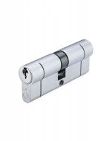 Vier Euro Double Cylinder 70mm 5 pin Satin Chrome 9.81