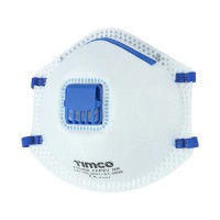 Timco FFP2 Moulded Safety Masks with Valve Pack of 3 4.50