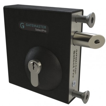Gatemaster Select Pro Metal Gate Bolt on Long Throw Keylatch SBKLLT1601 for 10mm - 30mm Frames