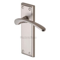 Marcus HIL8600-SN Hilton  Lever Lock Door Handles Satin Nickel 37.72