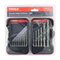 Timco HSS Metal Drill Bit Set 15 Pieces 10.12