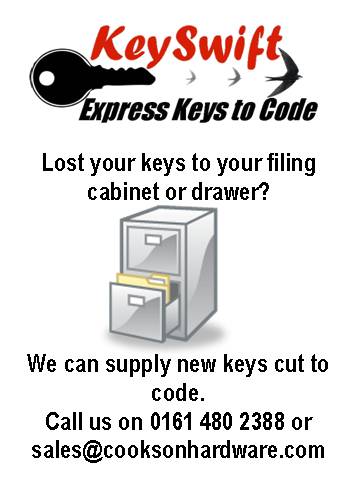KeySwift keys cut to code in Manchester.