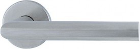 Arrone AR264 19mm Mitred Lever Door Handles G201 Satin Stainless Steel 13.30