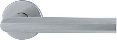Arrone AR264 19mm Mitred Lever Door Handles G201 Satin Stainless Steel