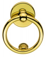 Carlisle Brass Victorian Ring Door Knocker M37 Polished Brass 41.60