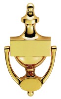 Carlisle Brass Urn Door Knocker M38B 196mm Polished Brass 25.10
