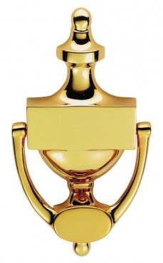 Carlisle Brass Urn Door Knocker M38B 196mm Polished Brass
