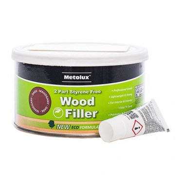 Metolux 2 Part Styrene Free Wood Filler 275ml Light Oak