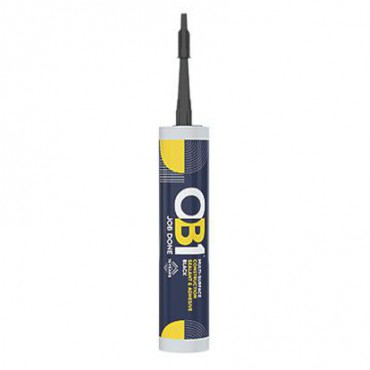 OB1 Multi-Surface Construction Sealant & Adhesive 290ml Black