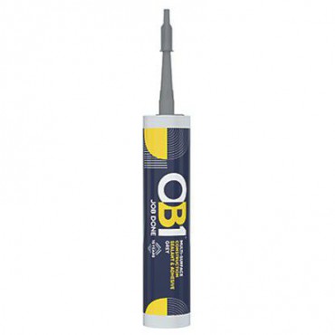 OB1 Multi-Surface Construction Sealant & Adhesive 290ml Grey