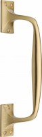 Heritage Brass Offset Pull Handle V1150.253SB 253mm Satin Brass 46.26