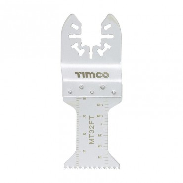 Timco Carbon Steel Flush Cut Multi Tool Blade 32mm MT32FT
