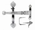 Ludlow PE5535 Gothic Thumb Latch Door Handle Set Pewter - &pound;27.98 Inc. VAT