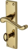 Marcus PR620-PB Malvern Lever Bathroom Door Handles Polished Brass 22.74