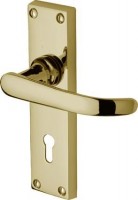 Marcus  PR900-PB Avon Lever Lock Door Handles Polished Brass 20.12
