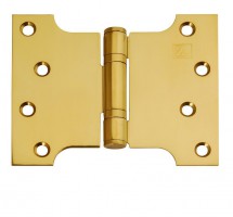 Parliament Hinges Button Tipped XL972 4" x 3" x 5" PVD Brass PAIR 32.98