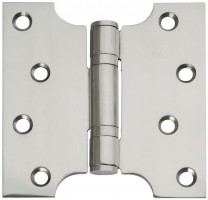Parliament Hinges Button Tipped XL975 4" x 2" x 4" Polished Stainless Steel Per Pair 25.48