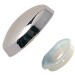Plastic Dome Screw Cover Caps Chrome Pack of 100