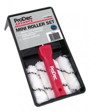 Prodec Microfibre Mini Roller & Tray Set