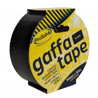ProSolve Waterproof Gaffa Tape 50Mtr x 50mm Black 5.65
