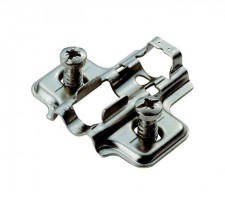 Soft Close Hinge Mounting Plate 0mm 0.34