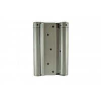 D&E 150mm Compact Double Action Spring Hinges Silver per pair 44.40