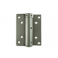 D&E 100mm Compact Single Action Spring Hinges Silver per pair 24.19