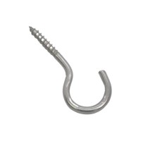 Stainless Steel Screw Hook 60mm x 4.3mm 0.45