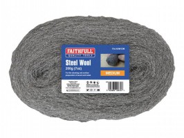 Steel Wool Medium Faithfull 200g 5.09