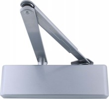 Synergy Door Closer S150 Size 2 - 4 with Semi Radius Cover Silver 43.15