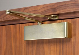 Synergy Door Closer S300 Size 2 - 4 with Semi Radius Cover Satin Brass 89.62