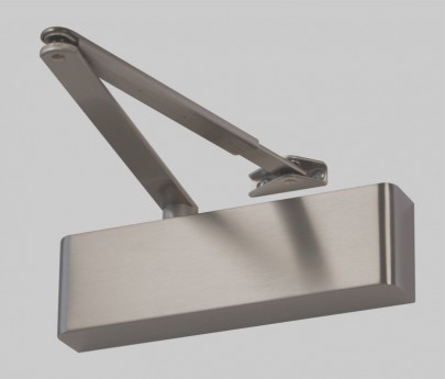 Synergy Door Closer S900 Size 2 - 6 with Backcheck Semi Radius Cover Silver