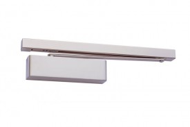 Synergy S3401 Electromagnetic Hold Open Surface Mounted Cam Action Door Closer Size 2 - 4 Figure 1 Silver Trimplate 393.79