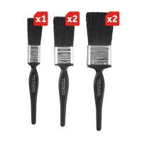 Timco Contractors Paint Brushes Mixed Set of 5 13.08