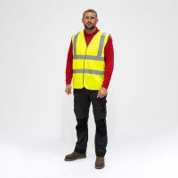 Timco Hi-Visibility Vest Yellow XXL 4.27