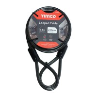 Timco Looped Security Cable 10mm x 1800mm LC1800 7.20