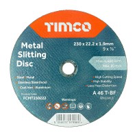 Timco Metal Slitting Disc 230mm x 1.9mm x 22.2mm 3.50