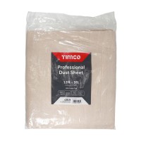 Timco Professional Dust Sheet 12ft x 9ft 9.89
