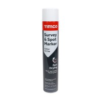 Timco Survey Spot Marker Paint 750ml White 6.36