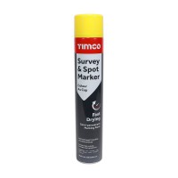 Timco Survey Spot Marker Paint 750ml Yellow 6.36