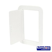 Timloc Access Panel Hinged 155mm x 235mm White 11.41