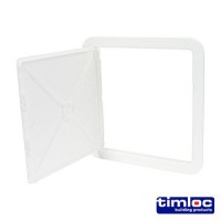 Timloc Access Panel Hinged 305mm x 305mm White 21.23