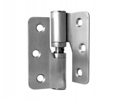 Toilet Cubicle Hinges 80mm Gravity Left Hand T110SML Grade 316 Satin Stainless Pair 51.58