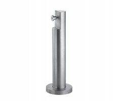 Toilet Cubicle Leg 150mm T340P Polished Stainless 27.38